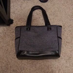31 leather mini tote w/removable shoulder strap